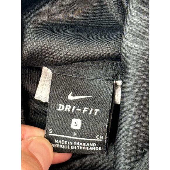 Nike Dri Fit Academy 19 Hoodie Womens Size Small Black White Stripe Hooded - Picture 5 of 6